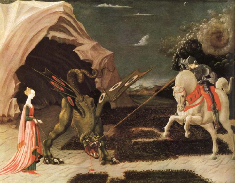 UCCELLO, Paolo Saint Goran and kite oil painting picture